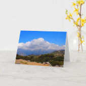マウンテンビュー カード (黄色い花)