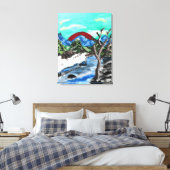 マウンテンビュー キャンバスプリント (インサイチュ (寝室))