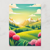 マウンテンビュー、ポストクロッシング ポストカード (正面)