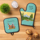 マウンテンビュー 鍋つかみ&鍋敷きセット (トップダウン)