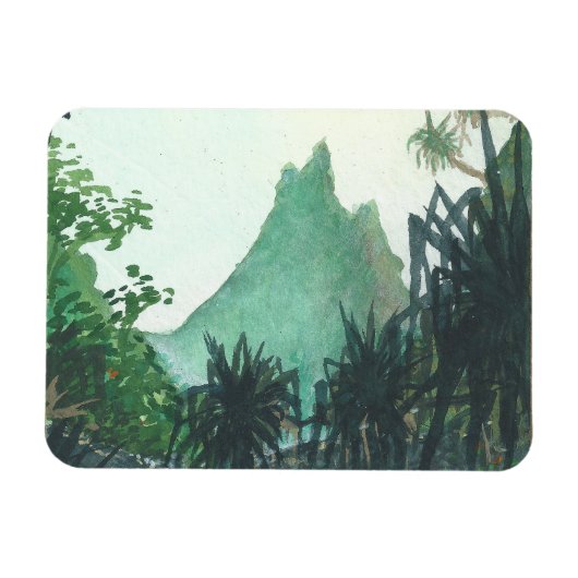 マウンテンビューfromキーエビーチ マグネット (横)