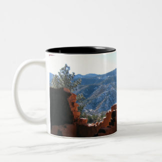 マウンテンビューfrom Cliff Dwellings ツートーンマグカップ