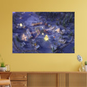 マウンテンビレッジクリスマスキャンバス キャンバスプリント (インサイチュ (リビング))