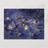 マウンテンビレッジクリスマスポストカード ポストカード (正面)