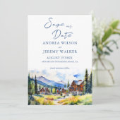 マウンテンビレッジコロラド夏の風景 招待状 (スタンド正面)