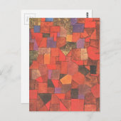 マウンテンビレッジ(秋)by Paul Klee ポストカード (正面/裏面)