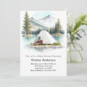 マウンテンピークアドベンチャーウェイズベビーシャワー 招待状 (スタンド正面)