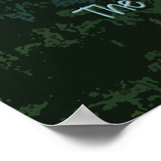 マウンテンピークスデジタルアート – ジョンミュア引用文 ポスター (角)