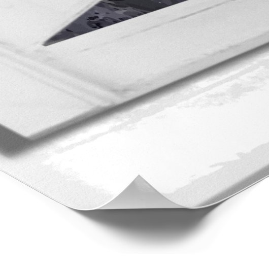 マウンテンピークスビュートロムペロエイルフェイクウィンドウ ポスター (角)