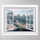 マウンテンピークスビューフェイクウィンドウ ポスター (正面)