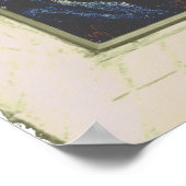 マウンテンピークフェイクウィンドウビュー ポスター (角)