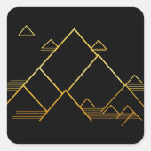 マウンテンピークミニマリズム スクエアシール (正面)