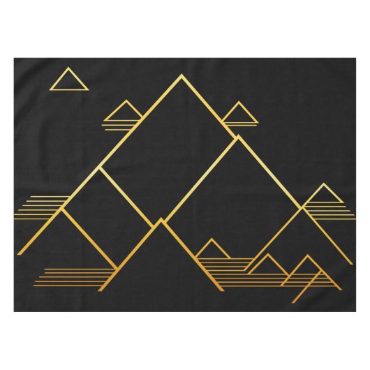 マウンテンピークミニマリズム テーブルクロス (正面(横))