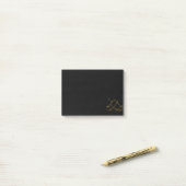 マウンテンピークミニマリズム ポストイット (デスク上)