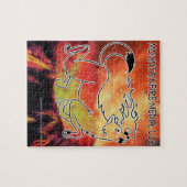 マウンテンファイアメディアコヨーテ火山 ジグソーパズル (横)