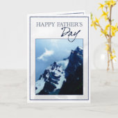 マウンテンファーザーズデイカード カード (黄色い花)