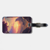 マウンテンフォトサンセット自然旅行用品 ラゲッジタグ (裏面横)