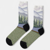 マウンテンフォレストクルーソックス ソックス (左)