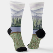 マウンテンフォレストクルーソックス ソックス (傾斜あり)