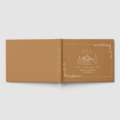 マウンテンフォレストゴールデン素朴ロ結婚ッド ゲストブック (全面)