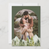 マウンテンフォレストディアフォト結婚ズ セーブザデート (裏面)