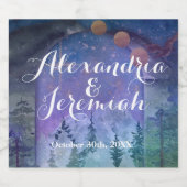 マウンテンフォレストパラダイス スパークリングワインラベル (シングルラベル)