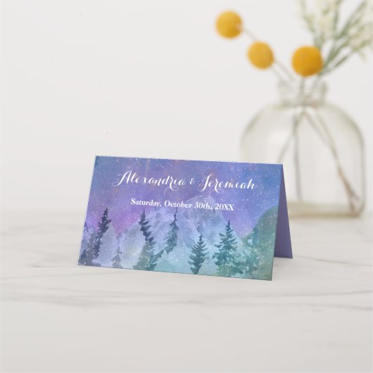 マウンテンフォレストパラダイス プレイスカード (裏面)