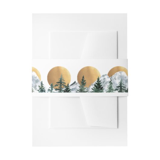 マウンテンフォレストパラダイス 招待状ベリーバンド (正面例)