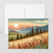 マウンテンフォレストヒルズカントリーボホ自然 ポストカード (正面/裏面)