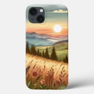 マウンテンフォレストヒルズカントリー自然iPhoneケース iPhone 13ケース