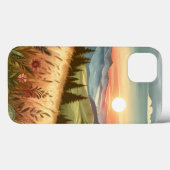 マウンテンフォレストヒルズカントリー自然iPhoneケース Case-Mate iPhoneケース (裏面 (横))