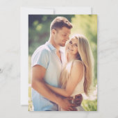 マウンテンフォレストフォグ夕べ婚約パーティ写真 招待状 (裏面)