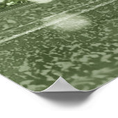 マウンテンフォレストレイクランドスケープ混合メディア ポスター (角)