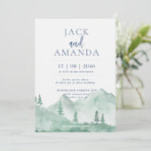 マウンテンフォレストレンジ結婚式招待状 招待状 (スタンド正面)