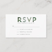 マウンテンフォレモダンストRSVPエンクロージャカード エンクロージャーカード (正面)