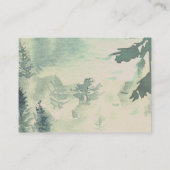 マウンテンフォレモダンストRSVP 3x2 エンクロージャーカード (裏面)