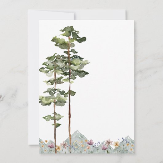 マウンテンフォレ結婚スト 招待状 (裏面)