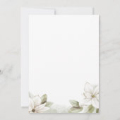 マウンテンフローラセージ結婚式招待状 招待状 (裏面)