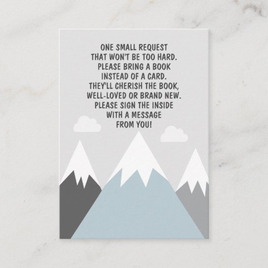 マウンテンブックリクエストカードアドベンチャー待ち エンクロージャーカード (正面)