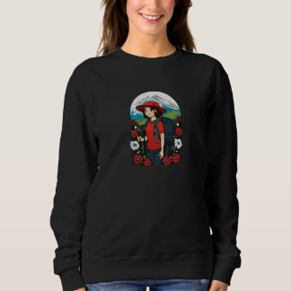 マウンテンブラッサムアドベンチャーTシャツ スウェットシャツ