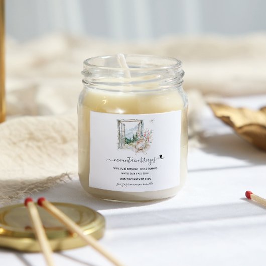 マウンテンブリーズ |手作りの自家製キャンドル スクエアシール