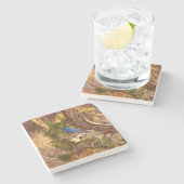 マウンテンブルーバードアットアーチズ国立公園 ストーンコースター (横)