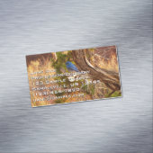 マウンテンブルーバードアットアーチズ国立公園 マグネット名刺 (インサイチュ)