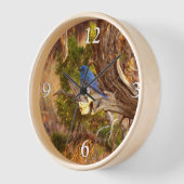 マウンテンブルーバードアットアーチズ国立公園 壁時計 (傾斜)