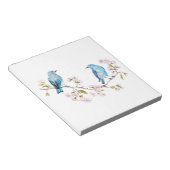 マウンテンブルーバードオン桜ブランチ ノートパッド (アングル)