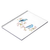マウンテンブルーバードオン桜ブランチ ノートブック (左側)