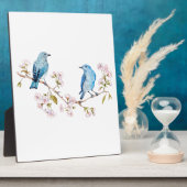 マウンテンブルーバードオン桜ブランチ フォトプラーク (側面)