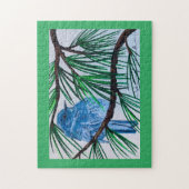 マウンテンブルーバードパズル ジグソーパズル (縦)