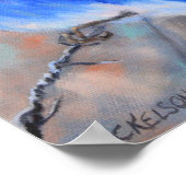 マウンテンブルーバードファインアートポスター ポスター (角)