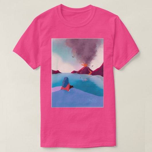 マウンテンブルー Tシャツ (デザイン正面)